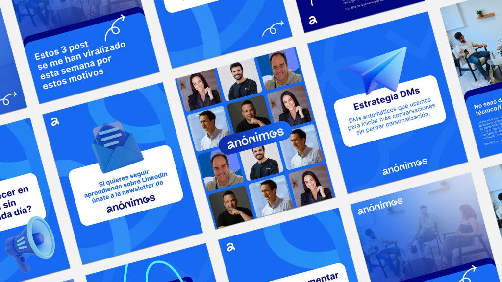 Diseño Identidad Visual Anónimos - Branding - The Backstage
