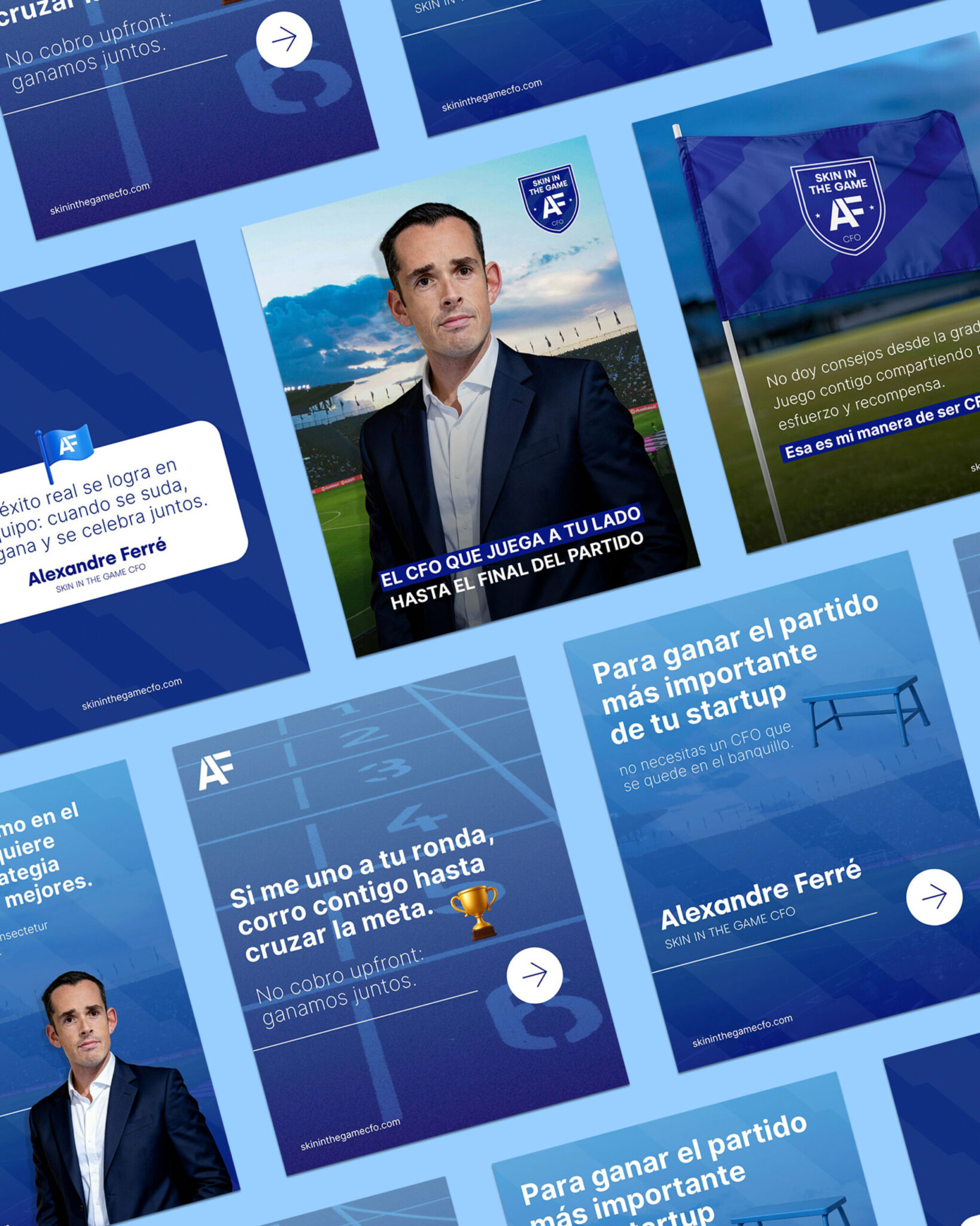 Diseño Recursos de marca y aplicaciones para Skin in the Game - Branding The Backstage