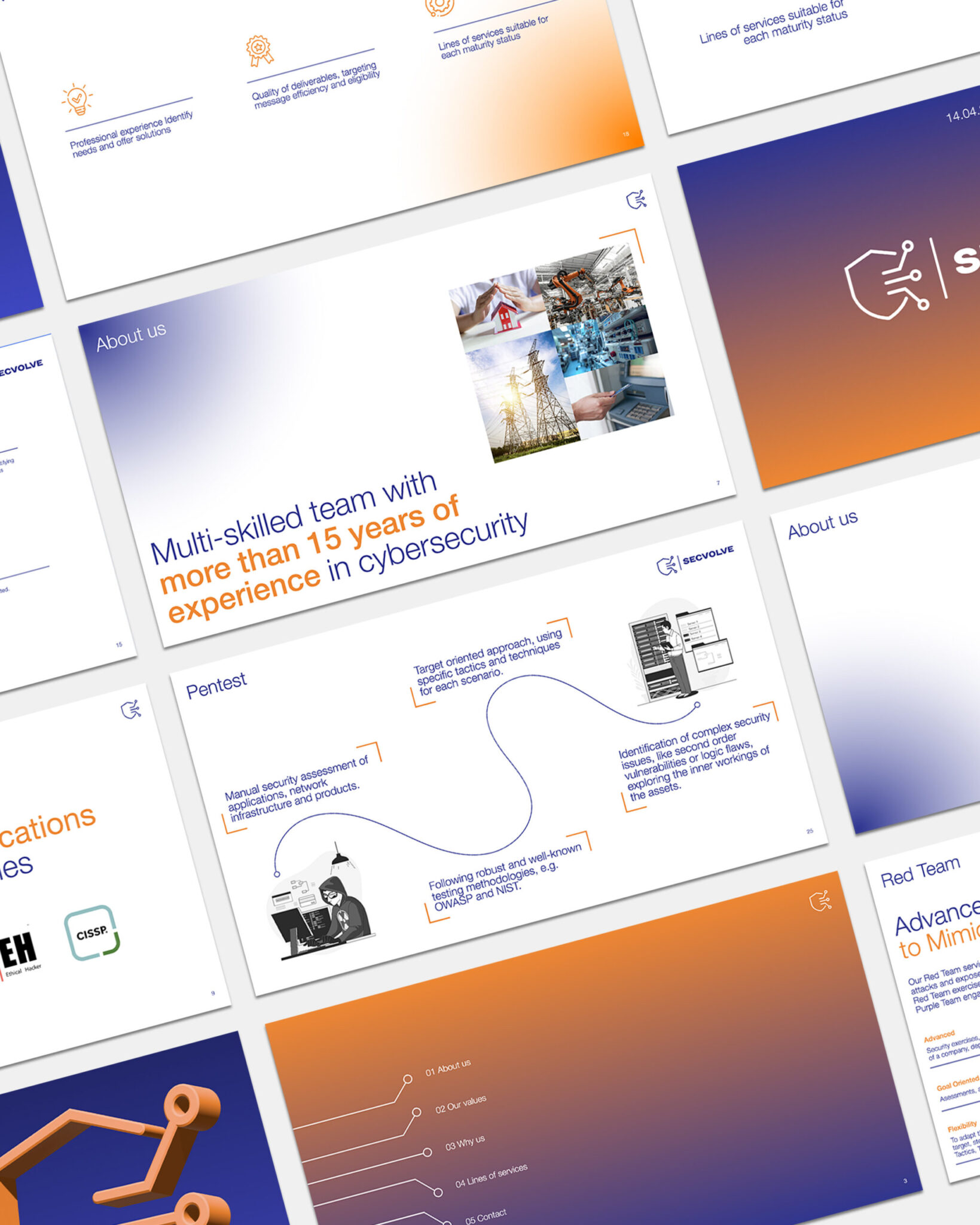 Diseño de aplicaciones de marca para Secvolve - Branding The Backstage